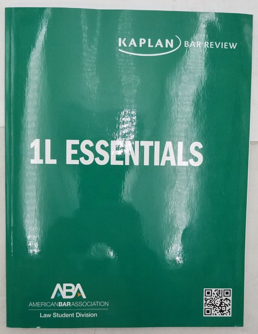 Kaplan Bar Review 1L Essentials ABA Law Student Division 9781506291055