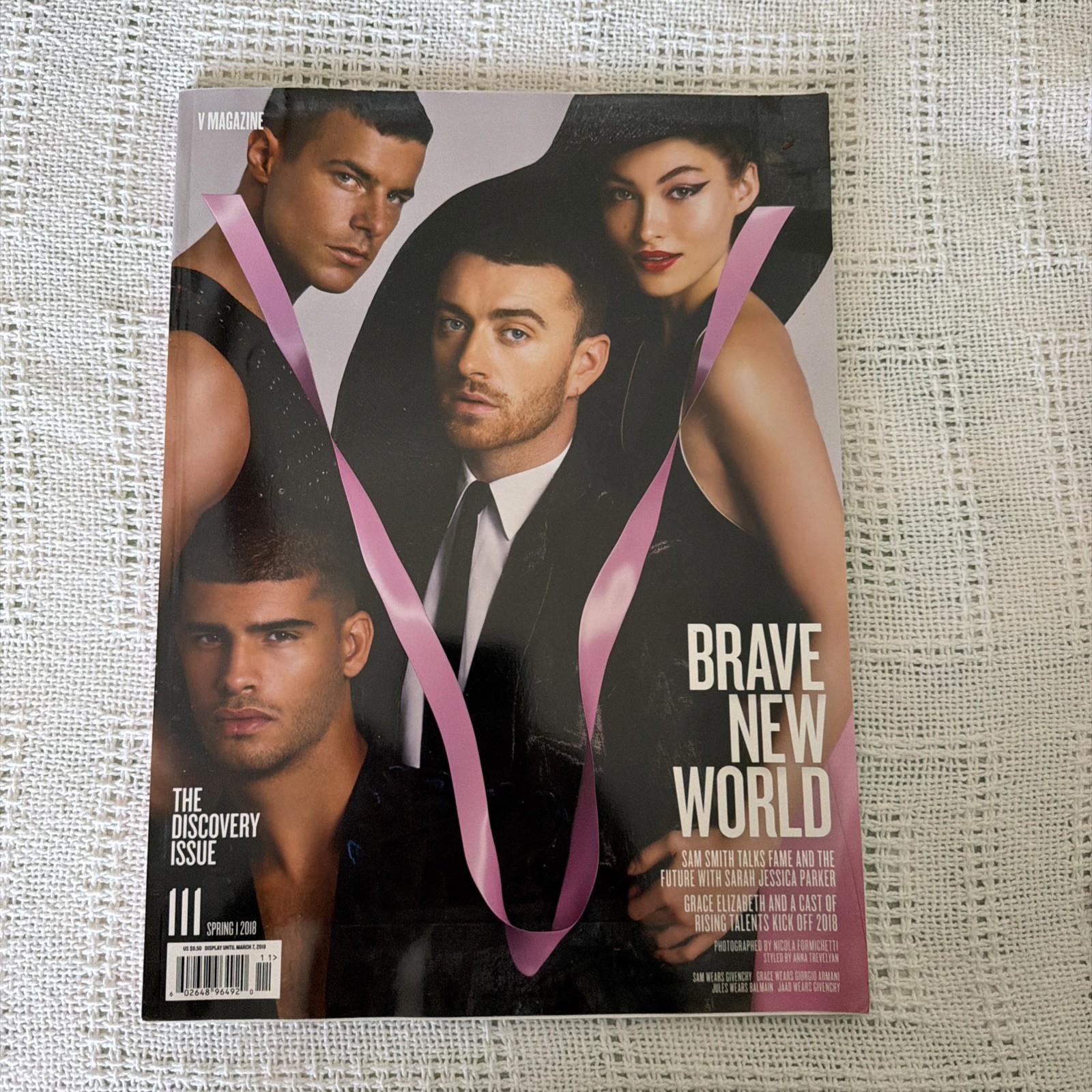 V Magazine Spring 2018 Sam Smith Discovery Issue Brave New World FREE SHIPPING C