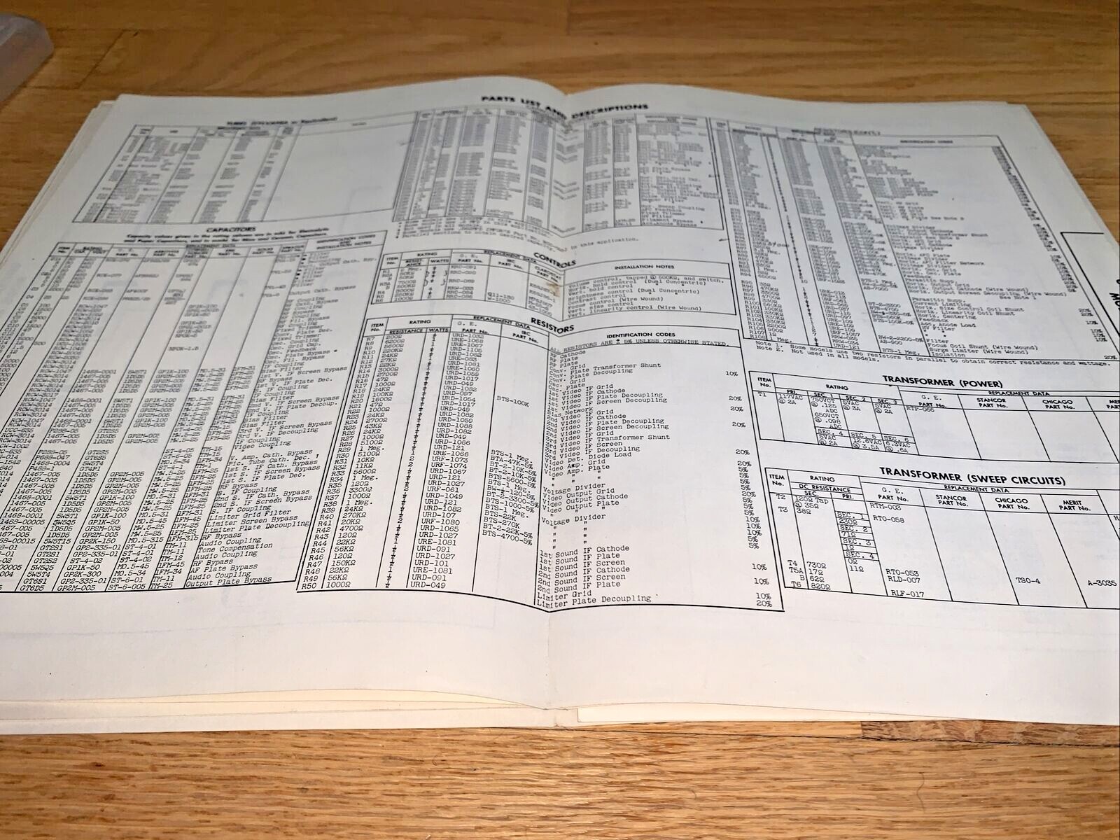 1949 PhOTOFACT Folder – GENERAL ELECTRIC MODEL 814 Television