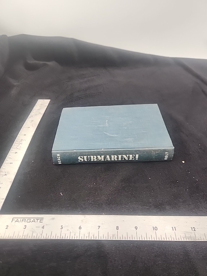SUBMARINE! by Commander Edward L. Beach, HC/DJ, WWII 1939-45, Publ. Holt