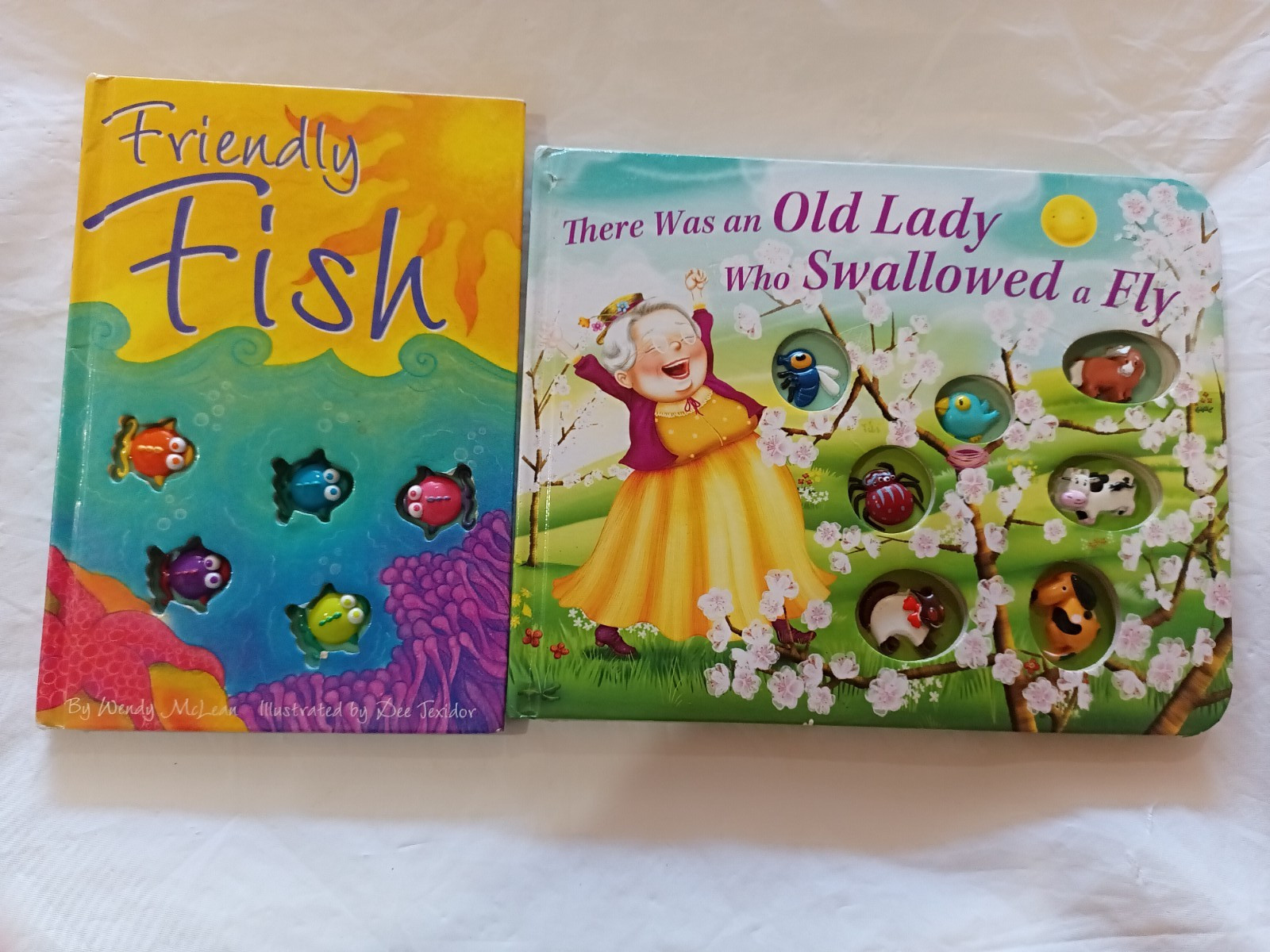 Friendly Fish and There Was An Old Lady Who Swallowed A Fly Storybooks