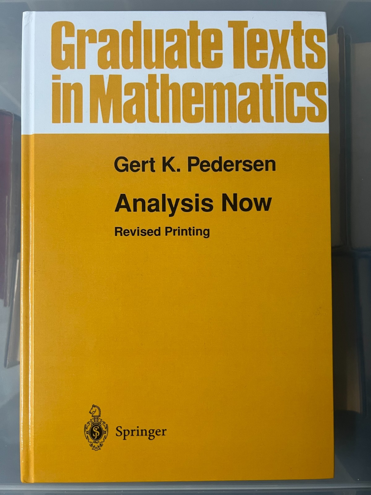 ANALYSIS NOW – PEDERSEN – NEW HARDBACK – SPRINGER GTM