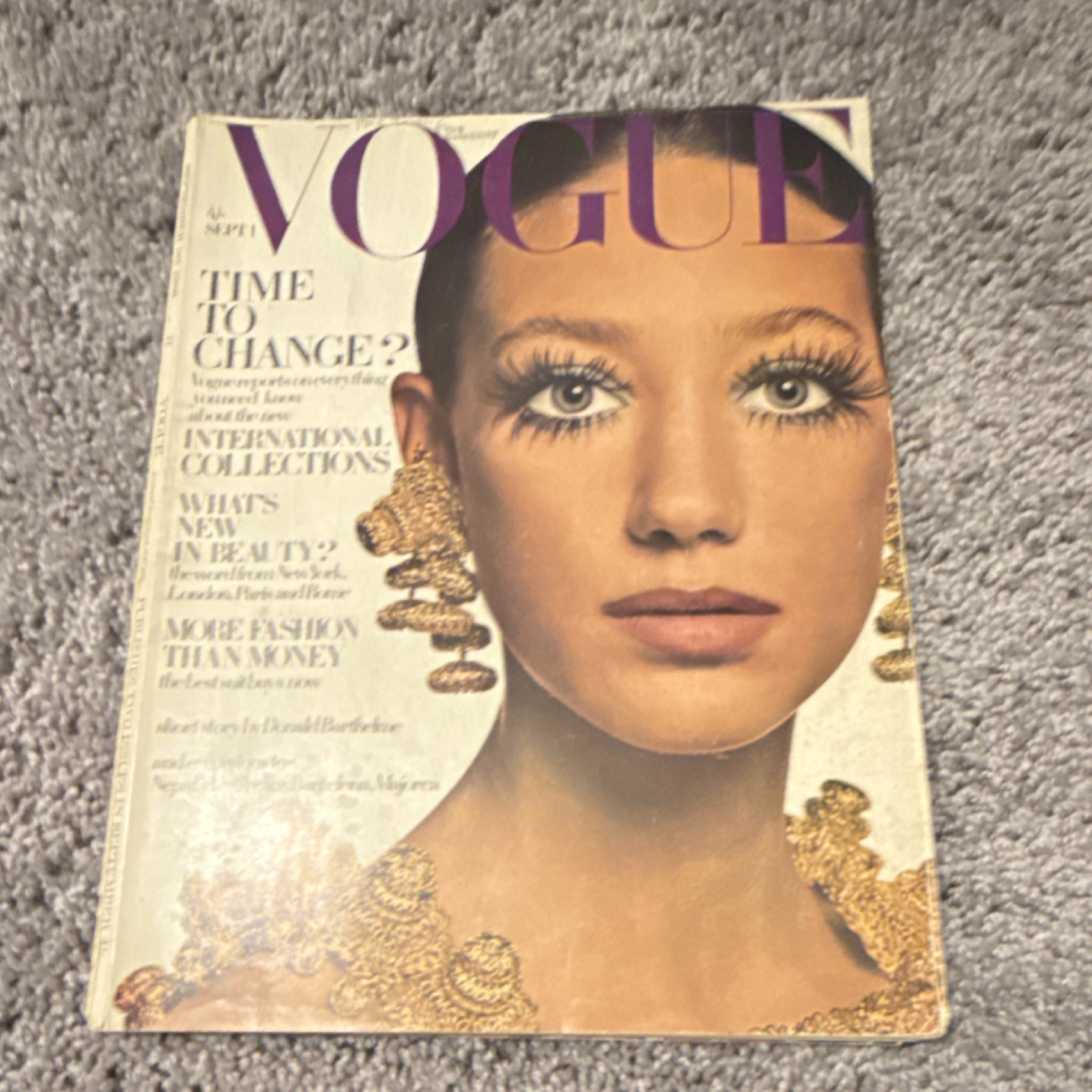 Vogue September 1991 English Illustrated Fashion Women Magazine