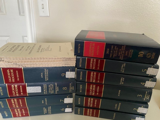 WITKIN California Procedure 5th Edition Complete Set + pocket parts
