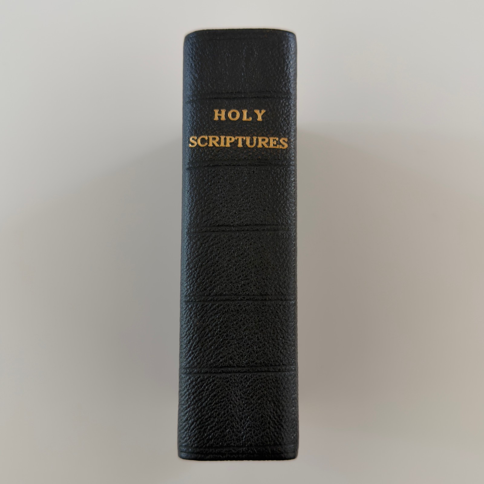 HOLY SCRIPTURES Massoretic Text 1907 Isaac Leeser 24 Books ENGLISH Leather Bible