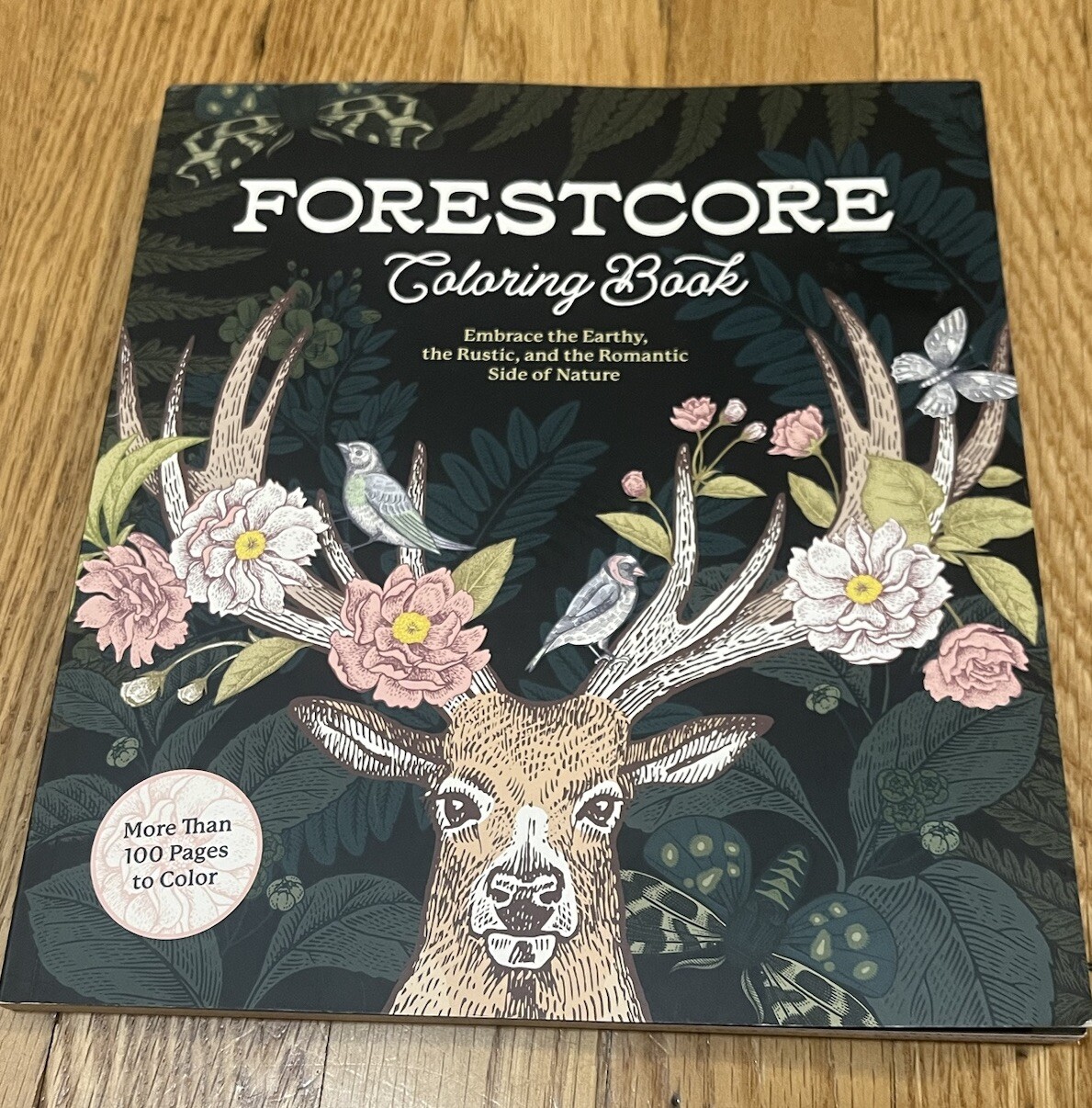 Forestcore Coloring Book 128 Pages Forest to Life Deer Mushrooms Butterflies Art