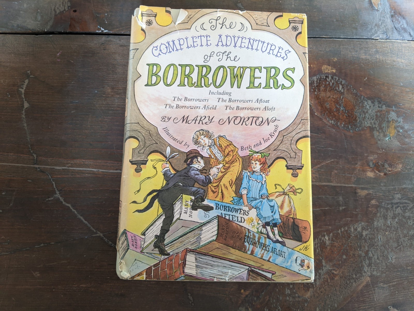 The Complete Adventures of the Borrowers by Mary Norton HC DJ 1967 Book Club BCE