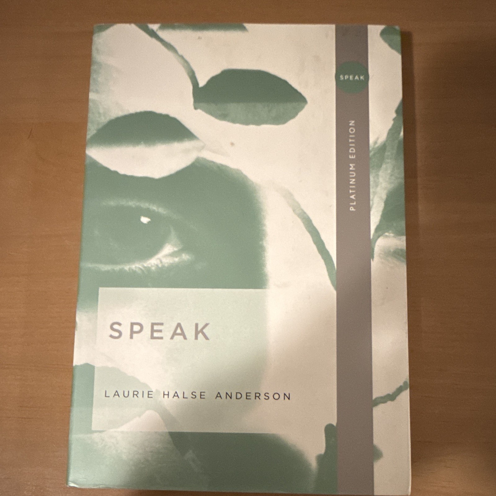 Speak Paperback Laurie Halse Anderson Platinum Edition YA Young Adult Fiction