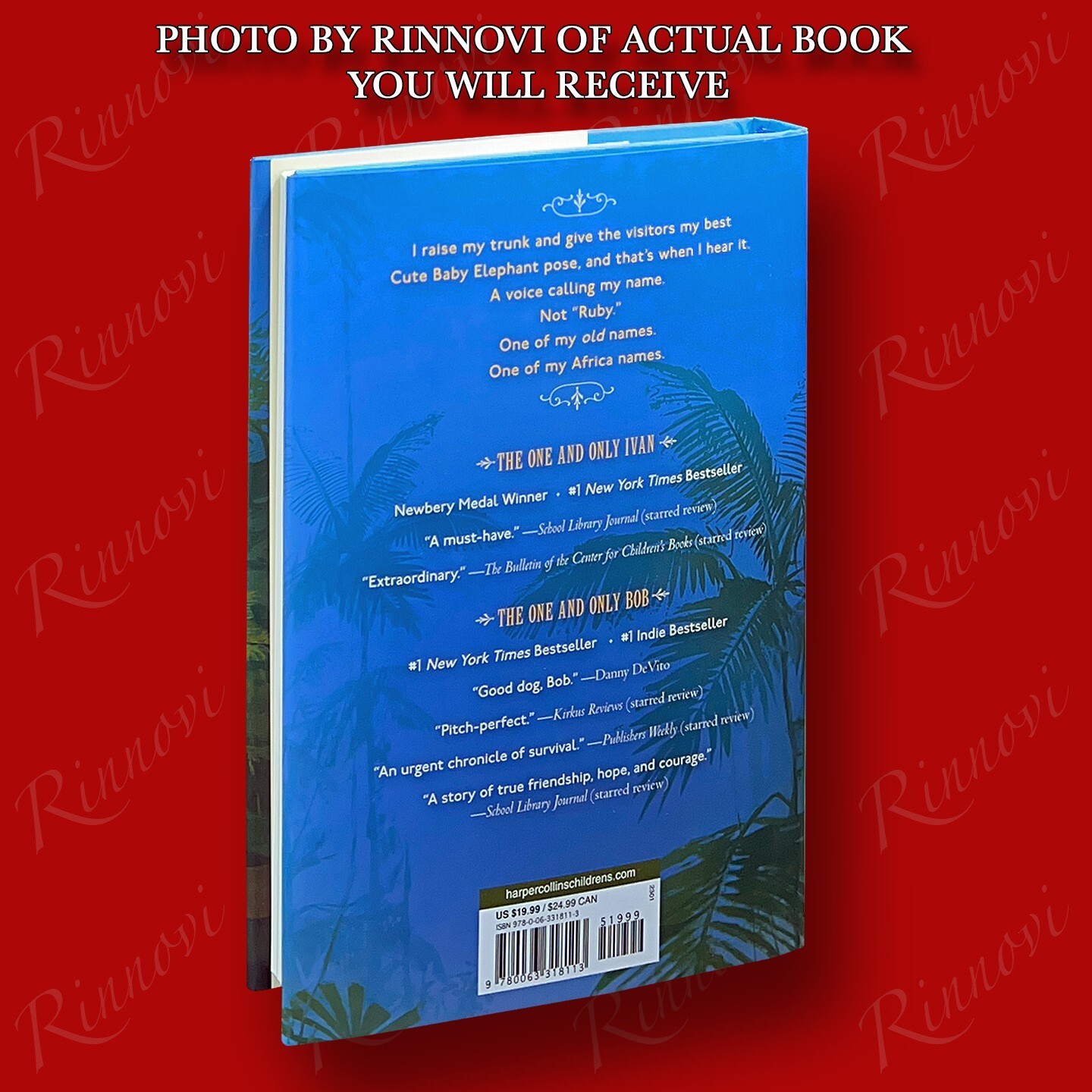 The One And Only Ruby SIGNED Katherine Applegate (2023,HC,1st/1st) BRAND NEW