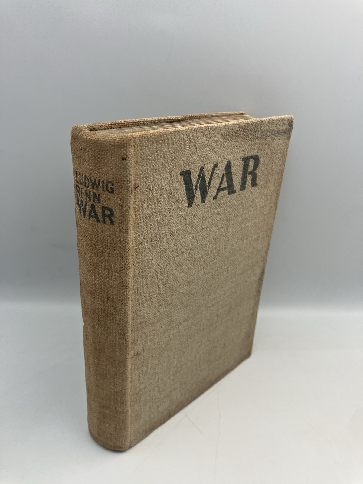 War Ludwig Renn 1929 Second Printing Hardback Martin Secker