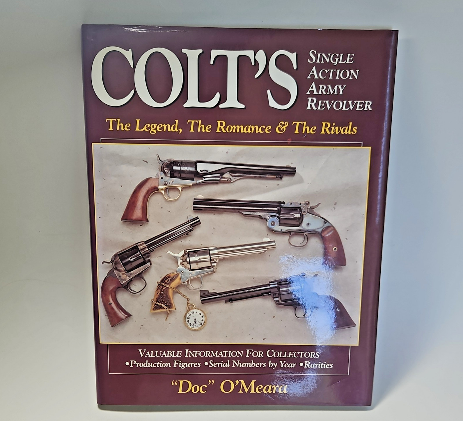 Colts’s Single Action Army Revolver by “Doc” O’Meara Hardcover Book