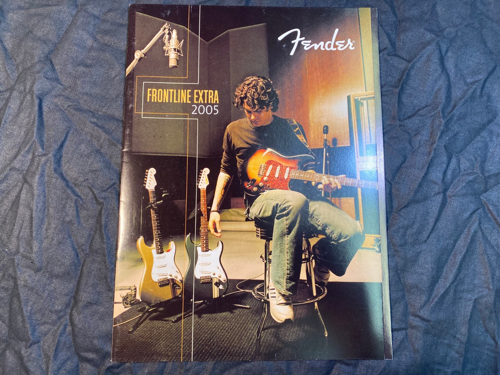 2005 Fender Frontline Extra Brochure Pamphlet John Mayer Stratocaster