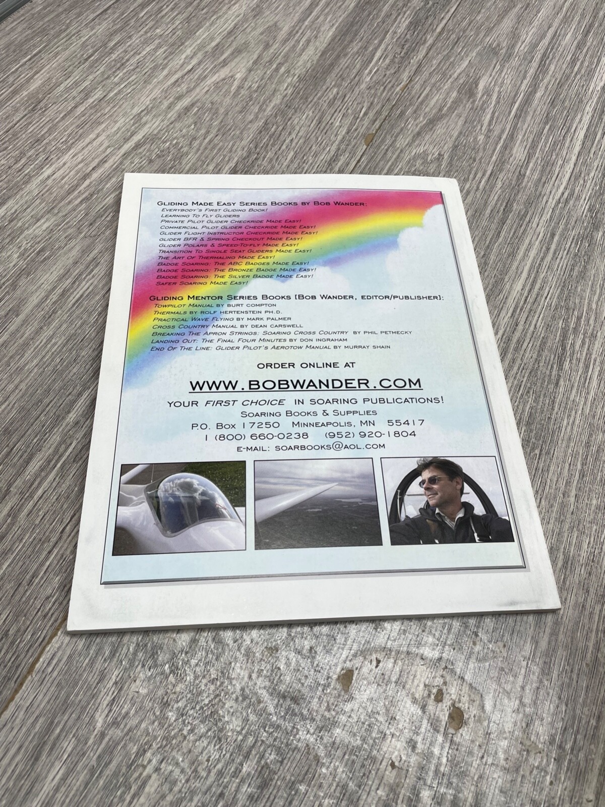 Everybody’s First Gliding Book by Bob Wander 96 pages