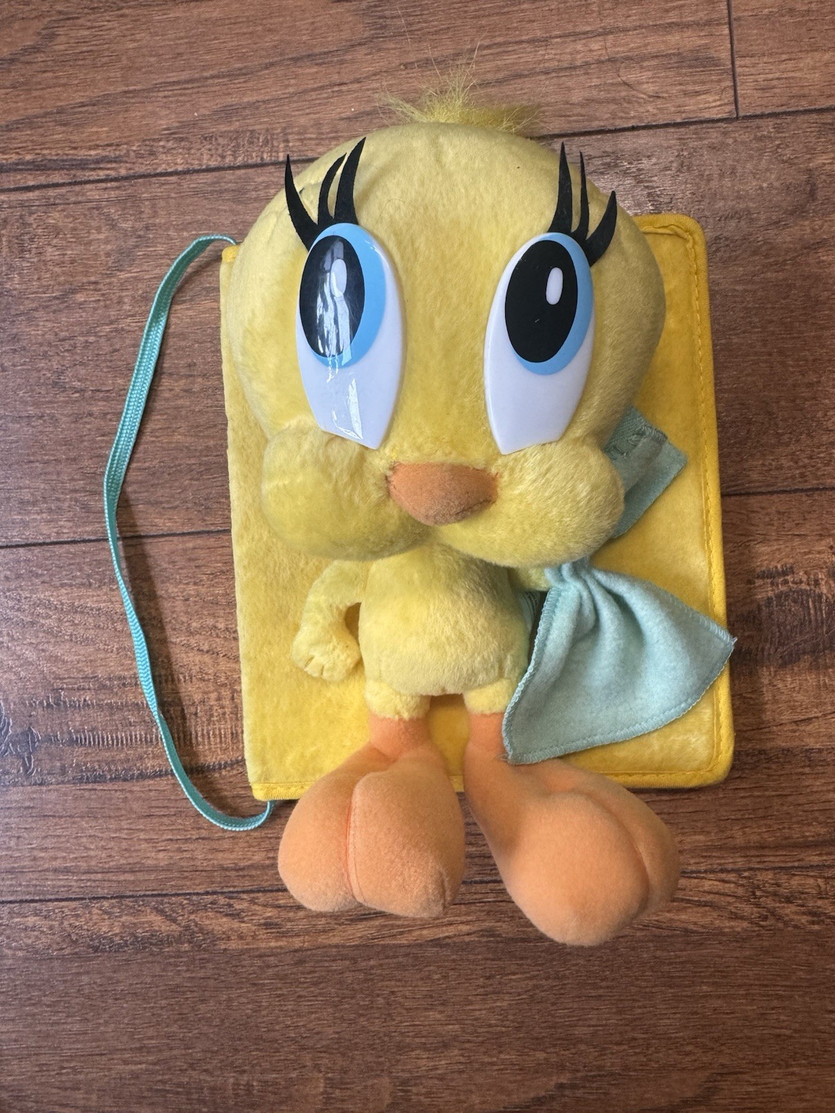 Vintage 1999 Baby Tweety HugMeBooks Good Night Plush Board Book Looney Tunes