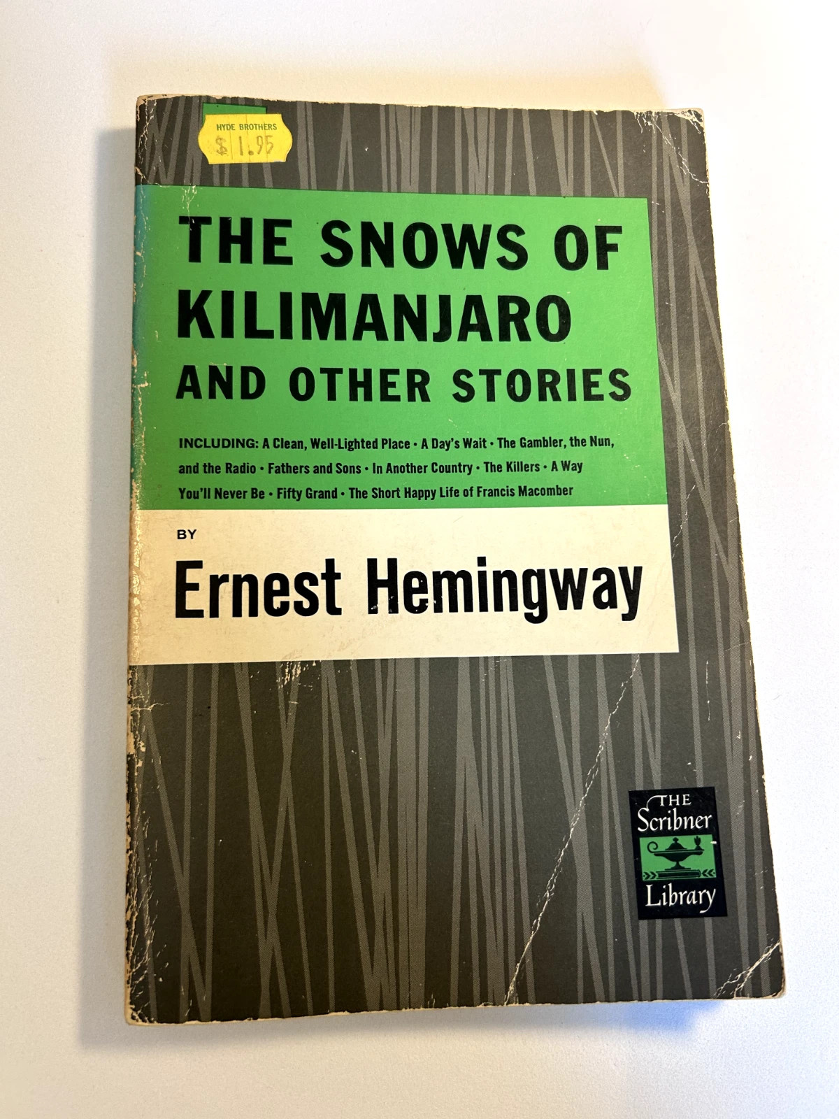 Vintage PB The Snows of Kilimanjaro and Other Stories, Ernest Hemingway, 1964