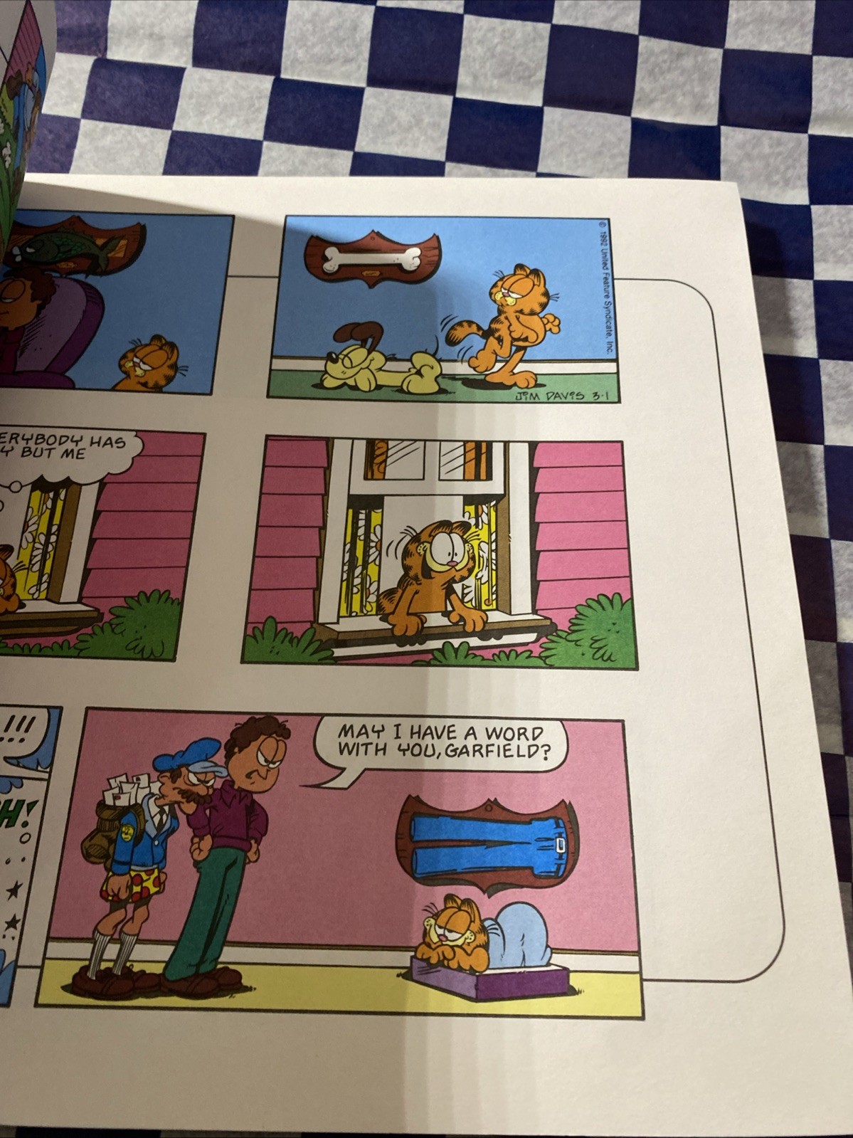 The 7th Garfield Treasury by Jim Davis 1993 Trade Paperback 8.5×10 Inches