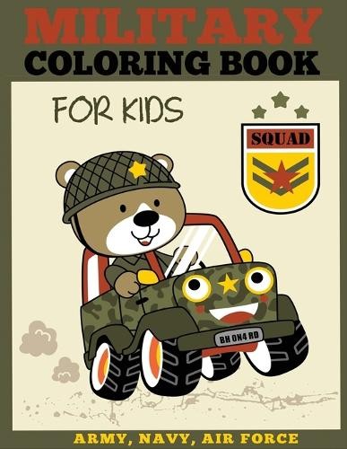 Dp Kids Military Coloring Book for Kids (Paperback) Military Coloring Books