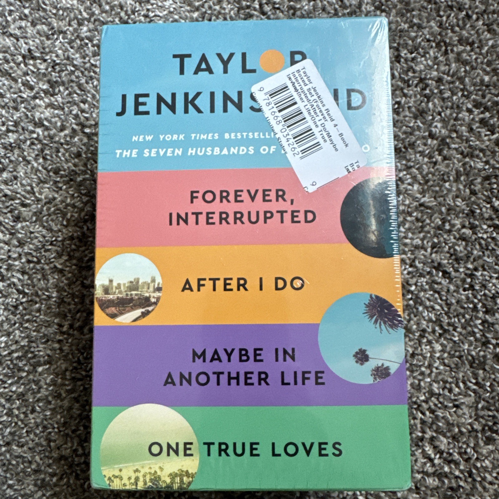Taylor Jenkins Reid 4 Book Box Set Paperback Romance Collection 2023 NEW