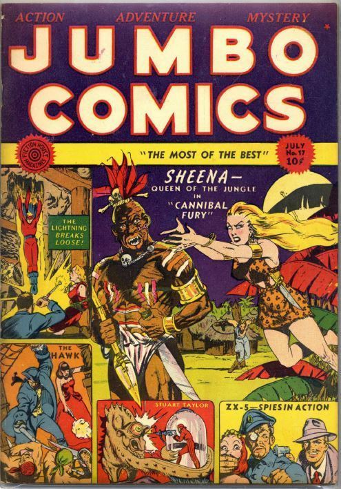 Jumbo Comics, Fiction House, 127 Issues, Vintage Golden Age Comics PDF DVD C80