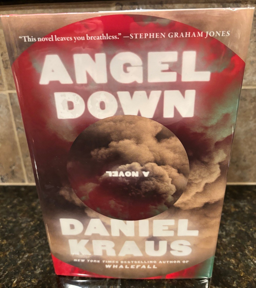 Daniel Kraus ANGEL DOWN 1st/1st PULITZER signed with Pulitzer doodle! PERFECT