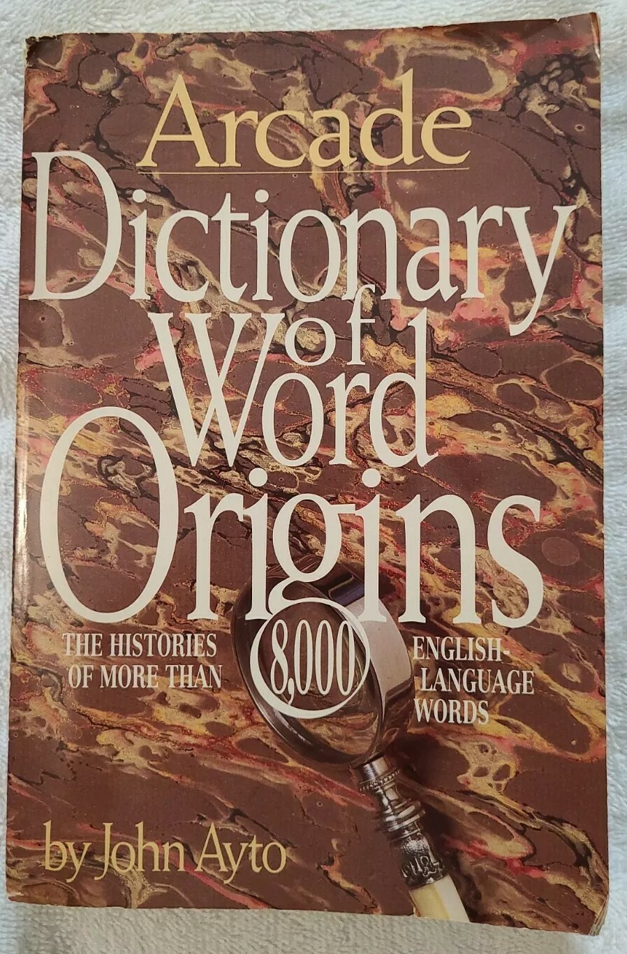 Dictionary of Word Origins by John Ayto 1991 Edition Paperback 592 Pages English