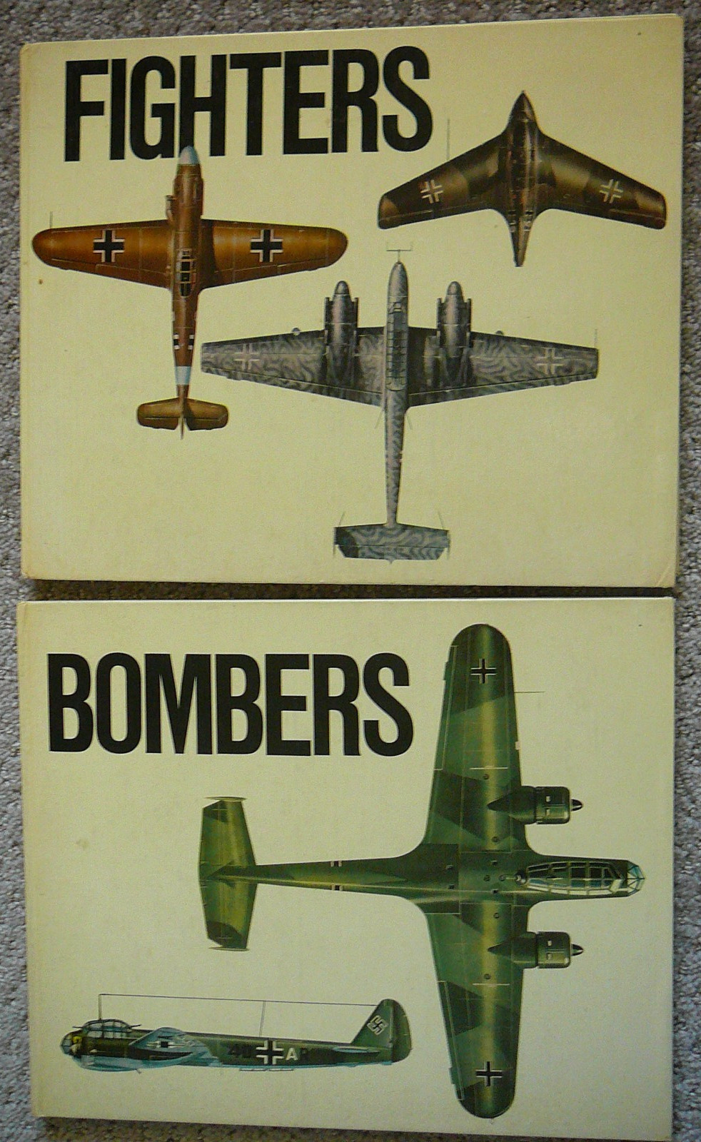 German Air Force Fighters /Bombers of WW II Vols.1 – Both for $8.00 LOWEST COST