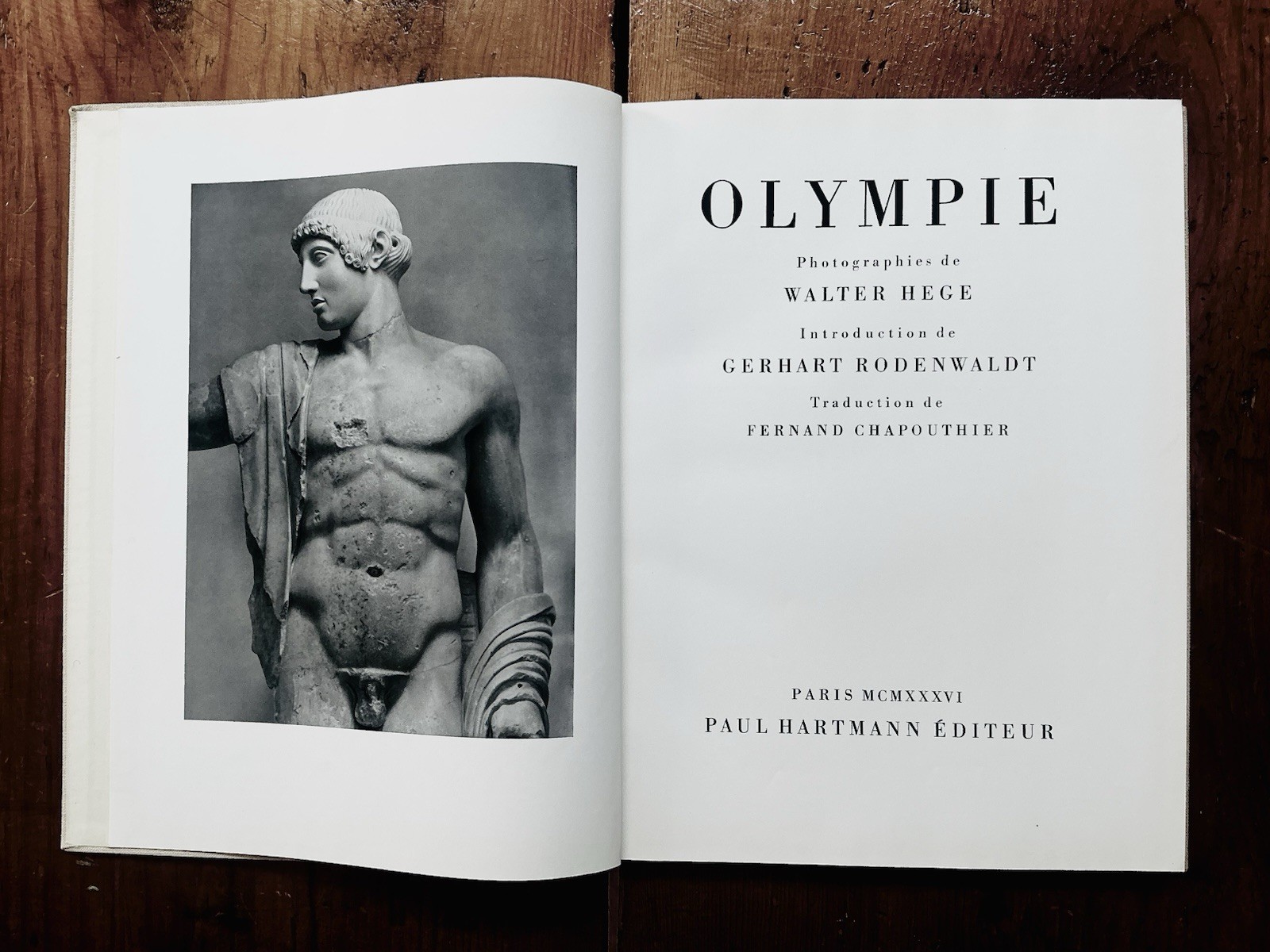 OLYMPIE 1936 Walter Hege & Gerhart Rodenwaldt Photo Book Sculpture Art OLYMPIA