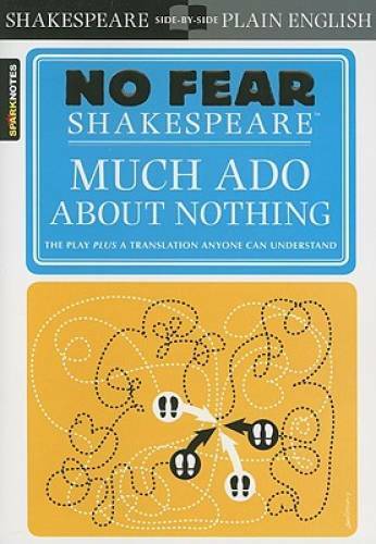 Much Ado About Nothing (No Fear Shakespeare) – Paperback – VERY GOOD