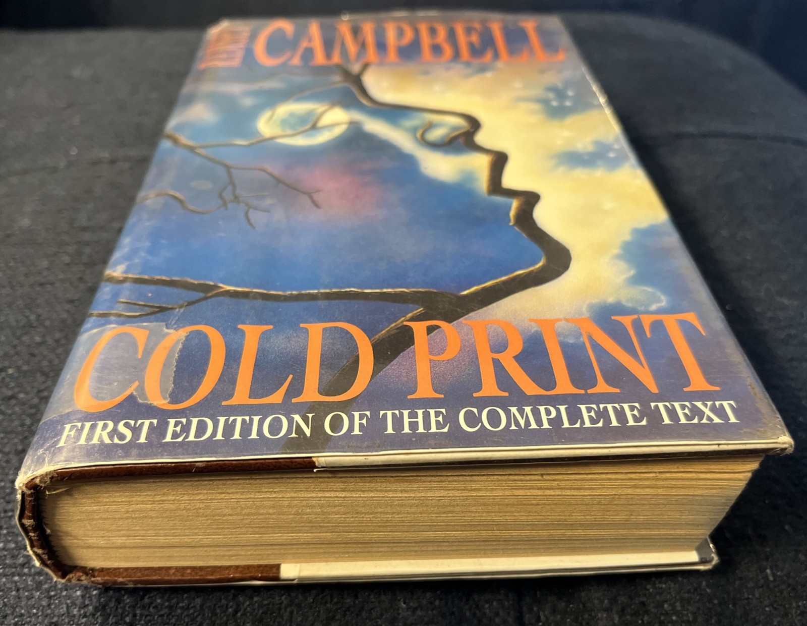 Cold Print By Ramsey Campbell 1st Edition Of Complete Text Ex-Library Hardcover