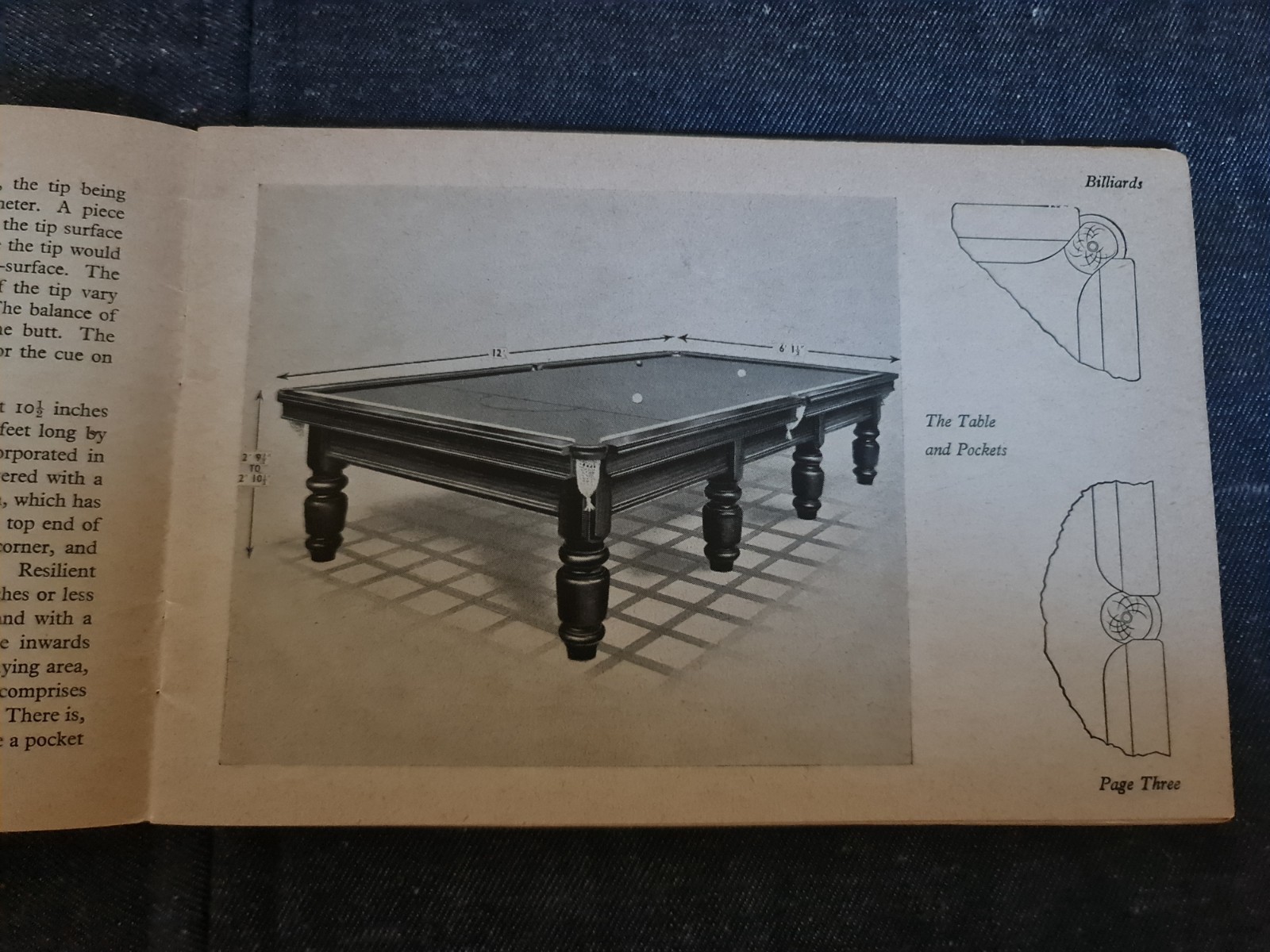 “Know the Game: Billiards & Snooker” (1959) Vintage Rules Booklet