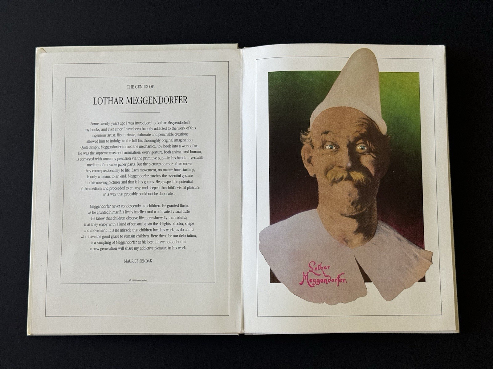 The Genius of Lothar Meggendorfer – A Movable Toy Book 1985 Maurice Sendak NICE!