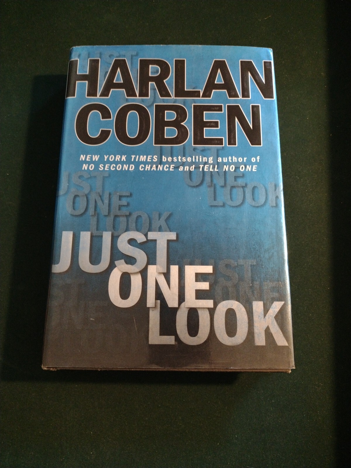 Just One Look by Harlan Coben (Hardcover 2004) Signed And Inscribed DUTTON