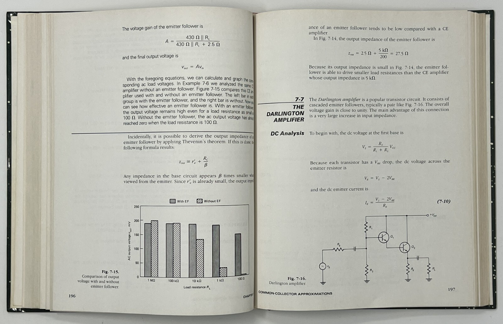 VTG Semiconductor Circuit Approximations: 4th Ed. by Albert Malvino – 1985 HC