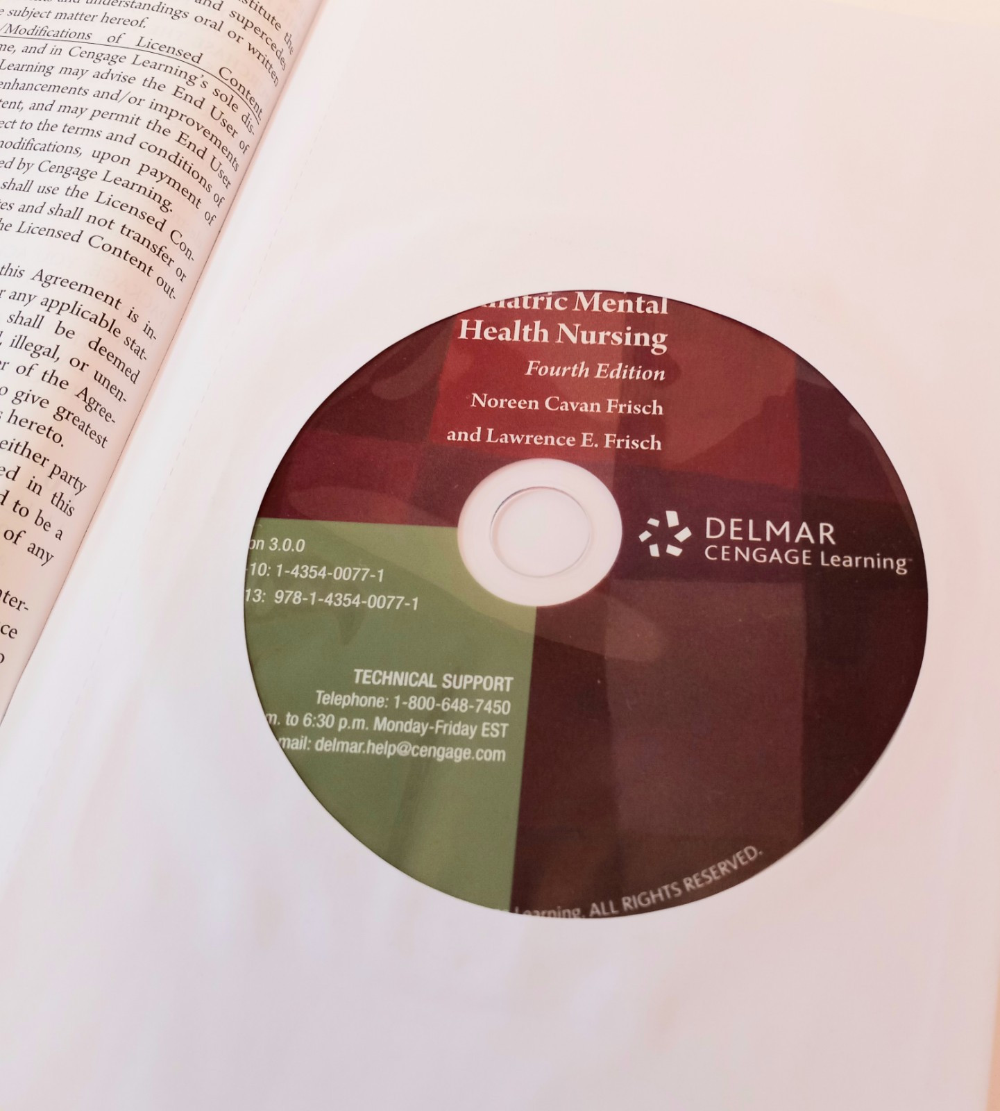 Psychiatric Mental Health Nursing 4th Ed Frisch Delmar Cengage Learning w/ CD