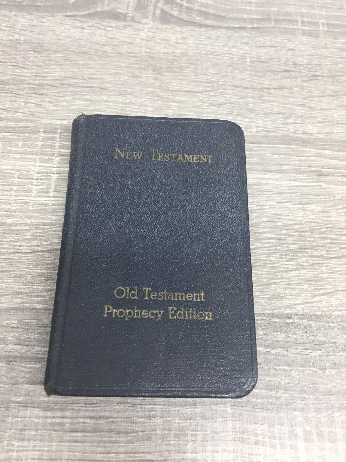 New Testament Old Testament Prophecy Edition Vintage Bible Ada T. Mill Inscribed
