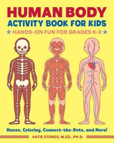 Human Body Activity Book for Kids: Hands-On Fun for Grades K-3 – VERY GOOD