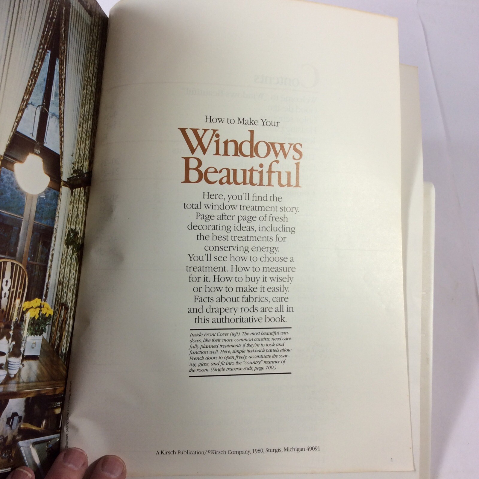 Windows Beautiful 1980 Vintage Book How to make them