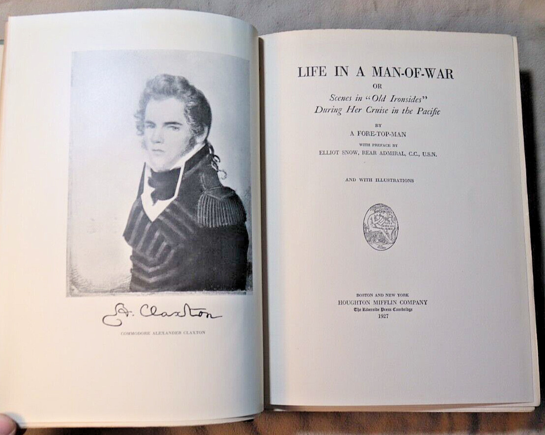 1927 LIFE IN A MAN OF WAR ELLIOT SNOW #140 OF 750 LIMITED FIRST EDITION Mercer