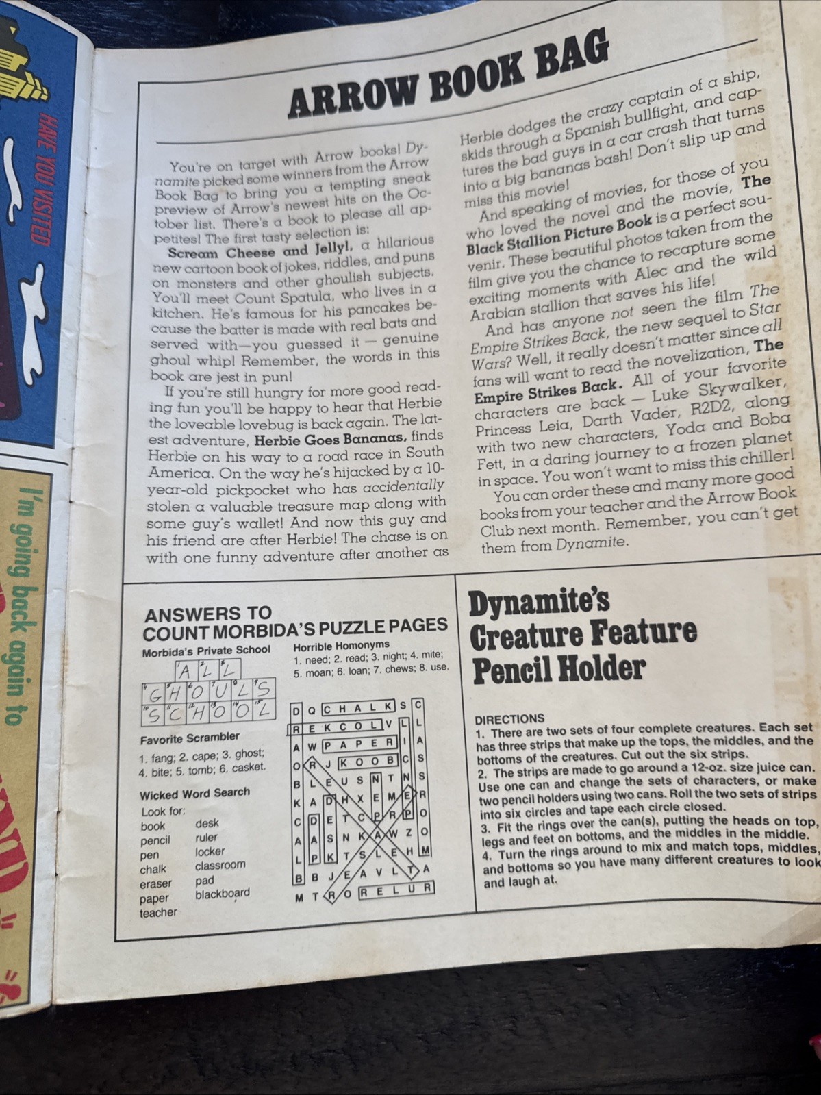 Vintage Dynamite Magazine 1980 Empire Strikes Back