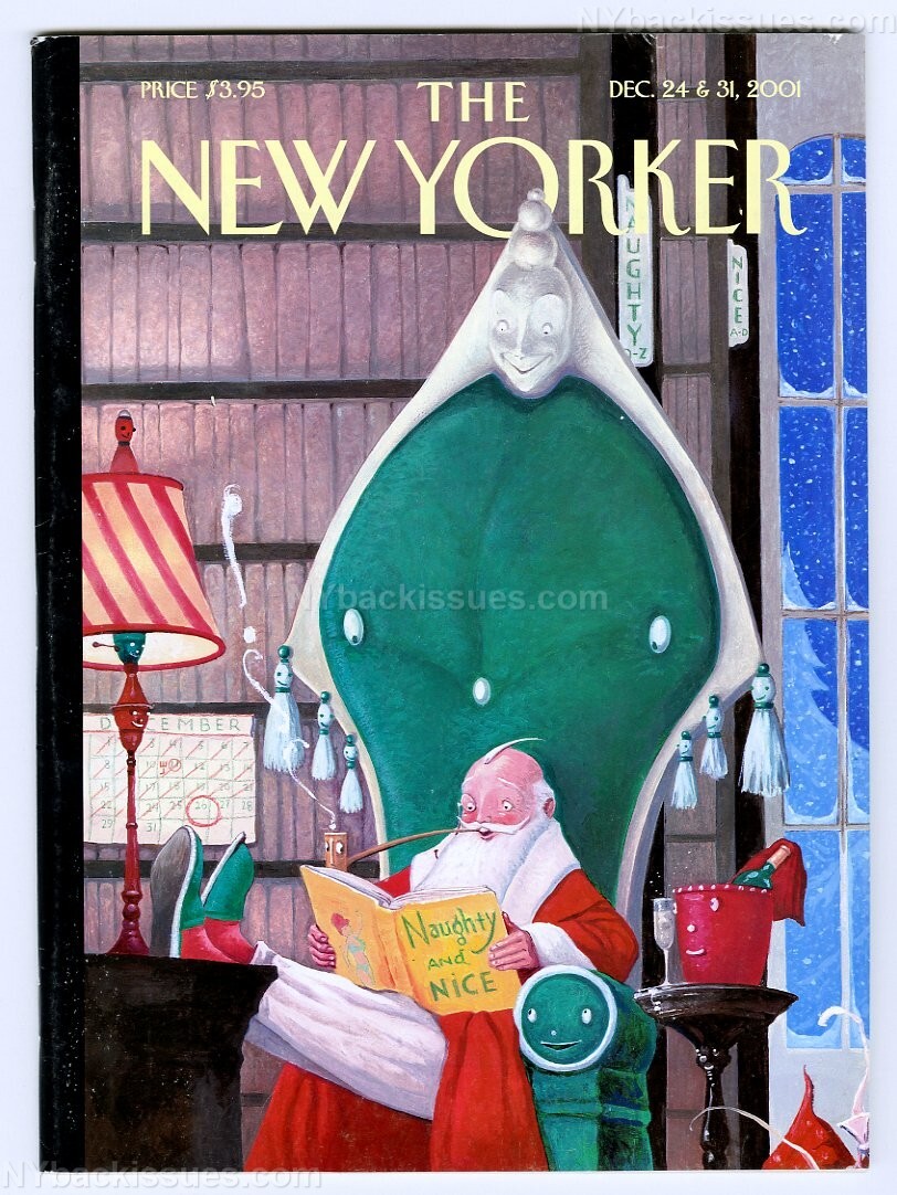 New Yorker magazine December 24 2001 Stephen King Amy Tan VFNM no label no UPC
