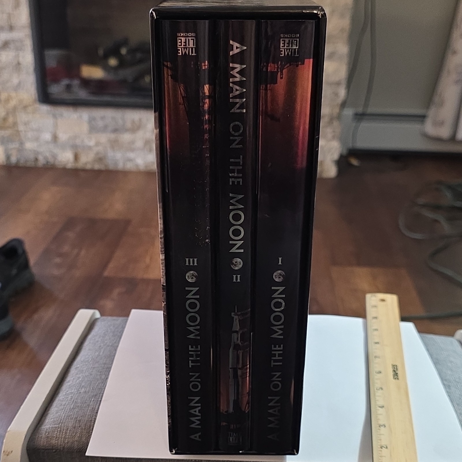 A Man on the Moon Andrew Chaikin Hardcover Box Set Time Life Vintage Space