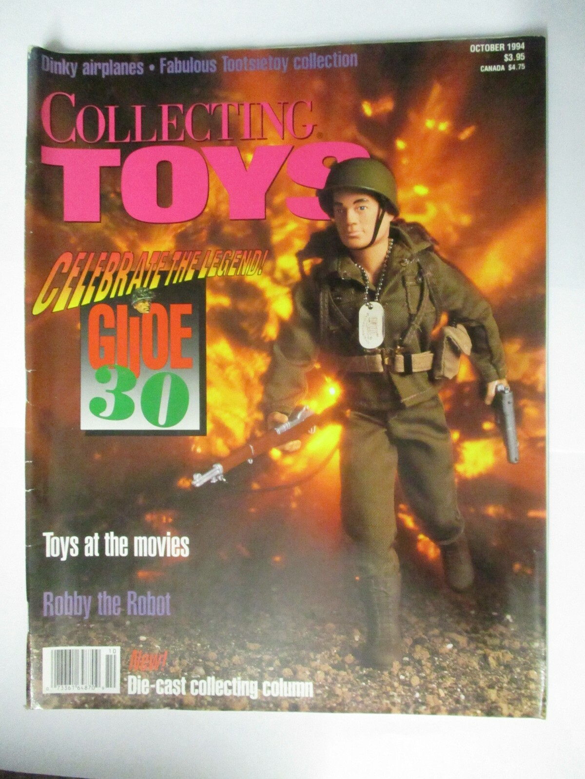 COLLECTING TOYS MAGAZINE OCTOBER 1994 30TH ANN G.I. JOE ROBBY THE ROBOT DINKY