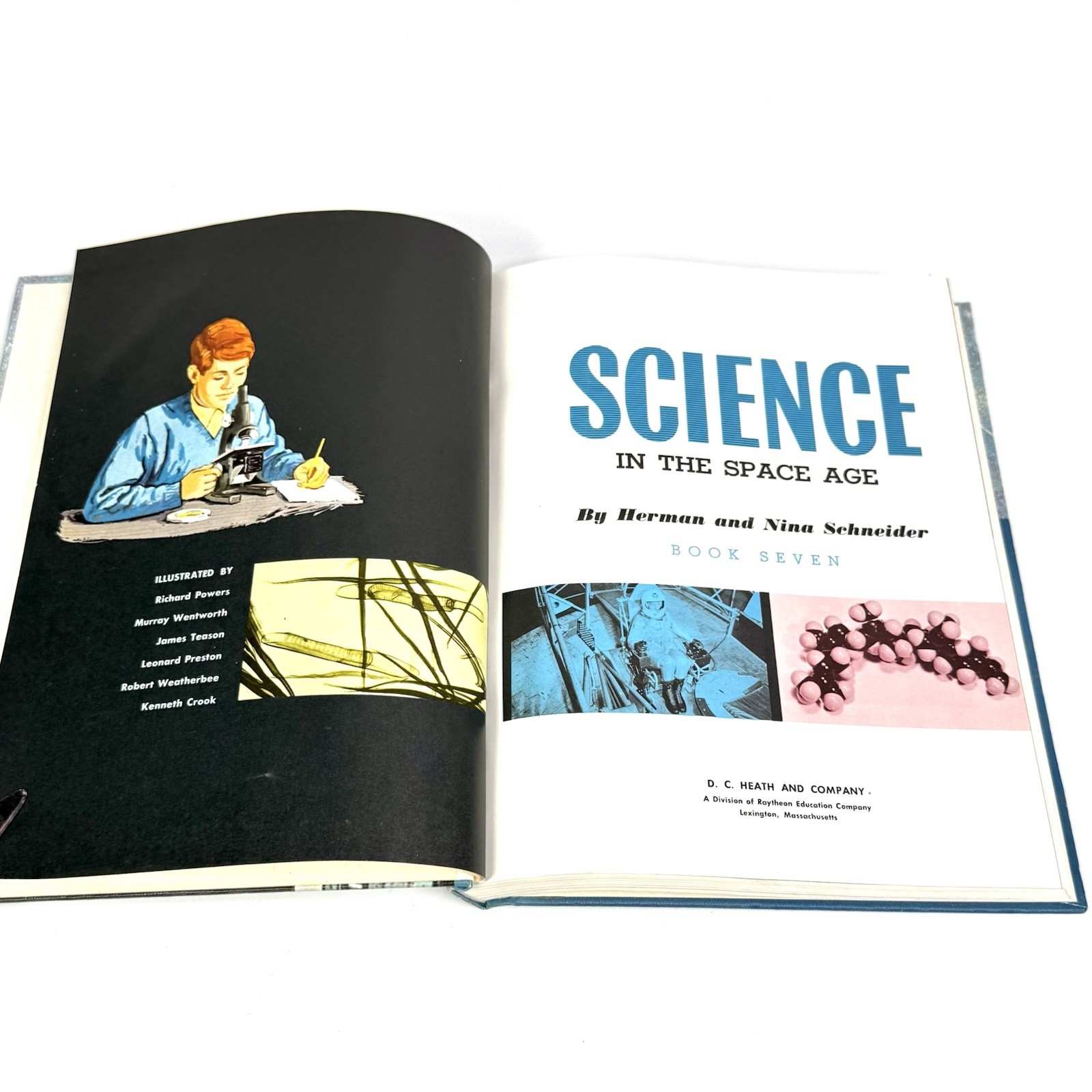 SCIENCE In The SPACE AGE – Book 7 – DC Heath & Co. Schneider 1961 Vintage