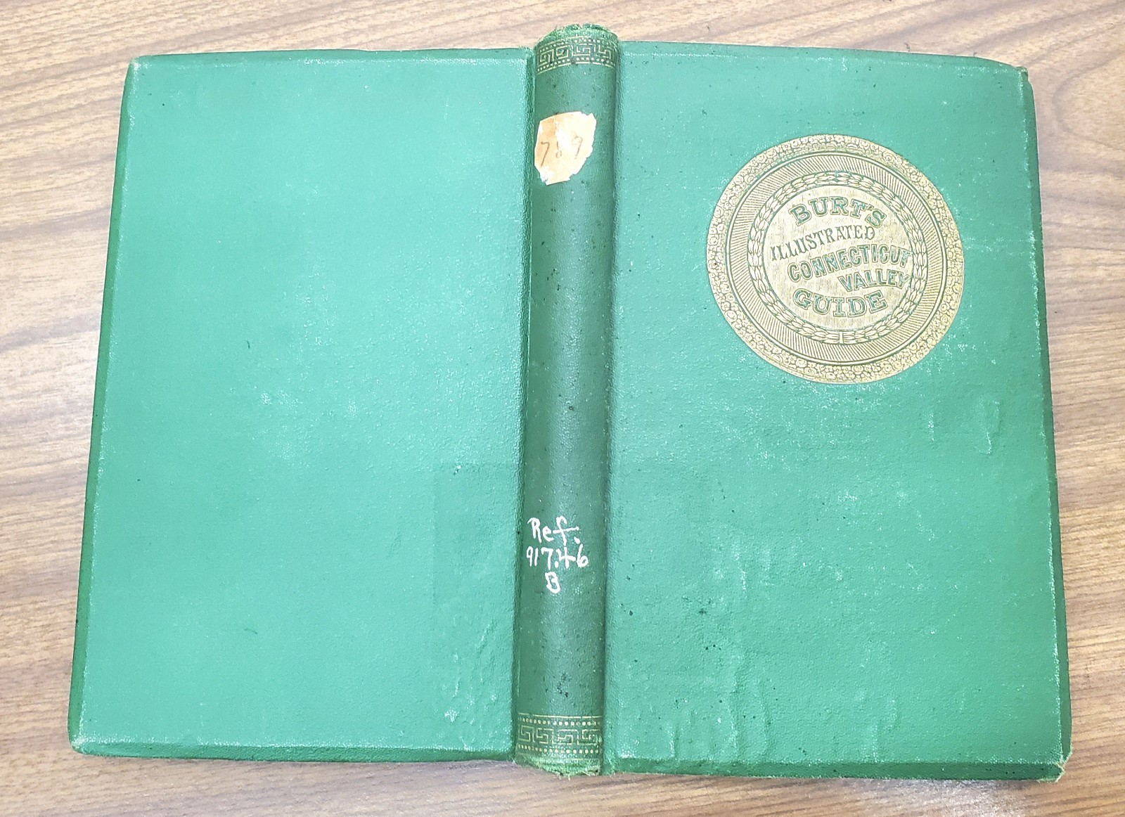 1800s Burt’s Illustrated Guide CONNECTICUT VALLEY, 1st Edition, Color Plates Map
