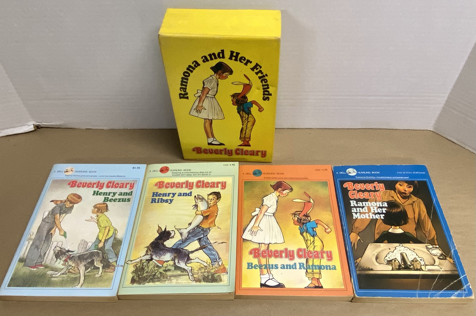 Ramona and Her Friends Box Set 1980, Beverly Cleary Dell Publishing (4 Books)
