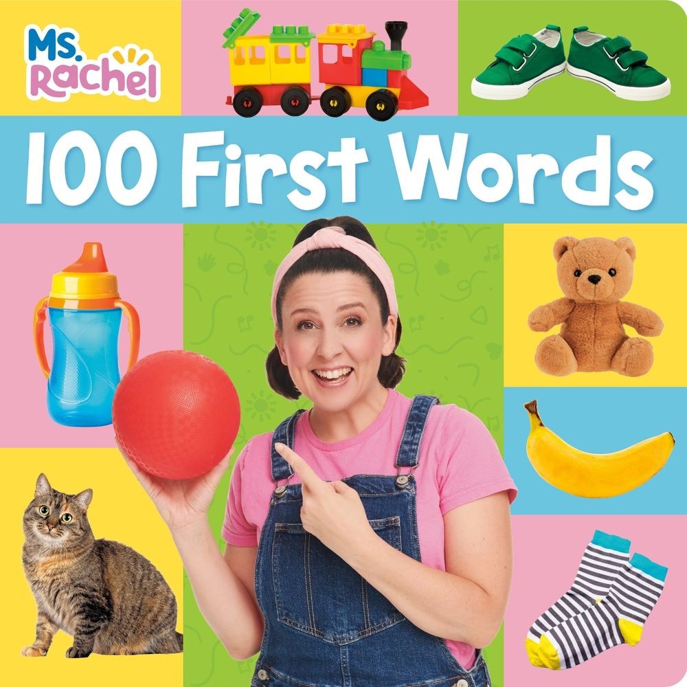 100 First Words (Ms. Rachel) by Random House (English) Board Book Book