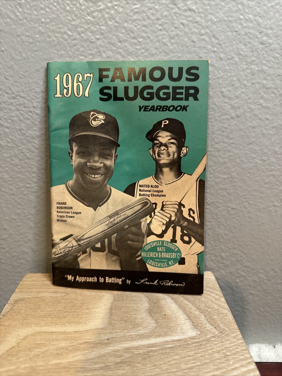 FAMOUS SLUGGER YEARBOOK, 1967, USED, 61 PAGES. VERY NICE