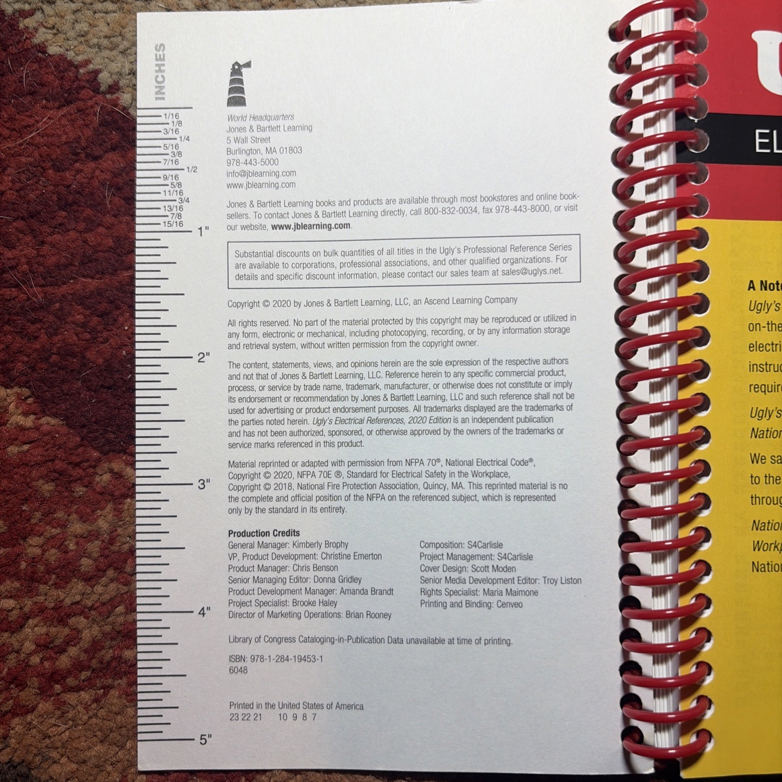 Ugly’s Electrical References 2020 Edition Charles R Miller Spiral Reference