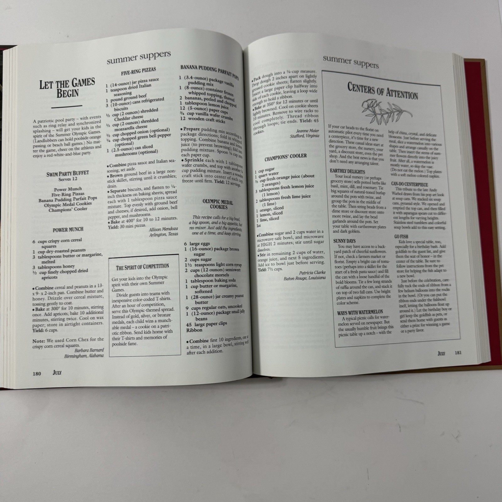 Southern Living 1996 Annual Recipes Cookbook -Every Recipe from 1996, 368 Pages