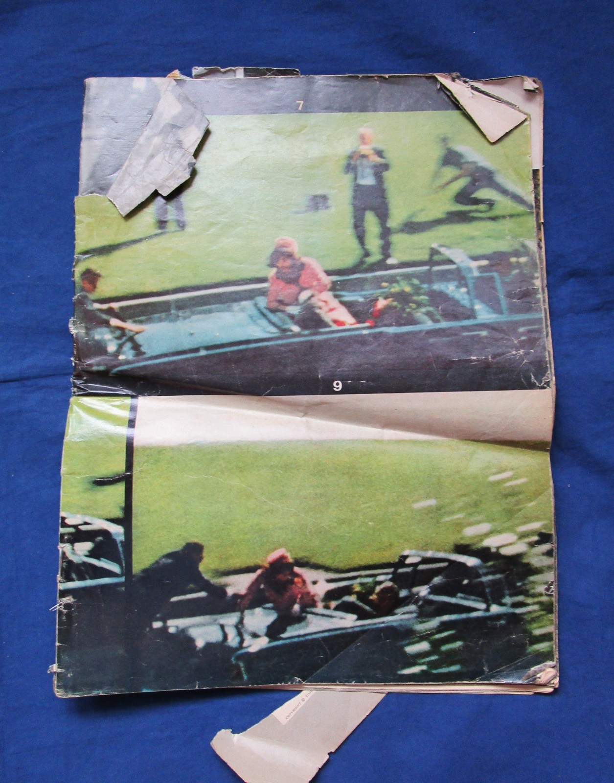 LIFE MAGAZINE-JFK ASSINATION-POOR CONDITION -NO COVER-AS IS